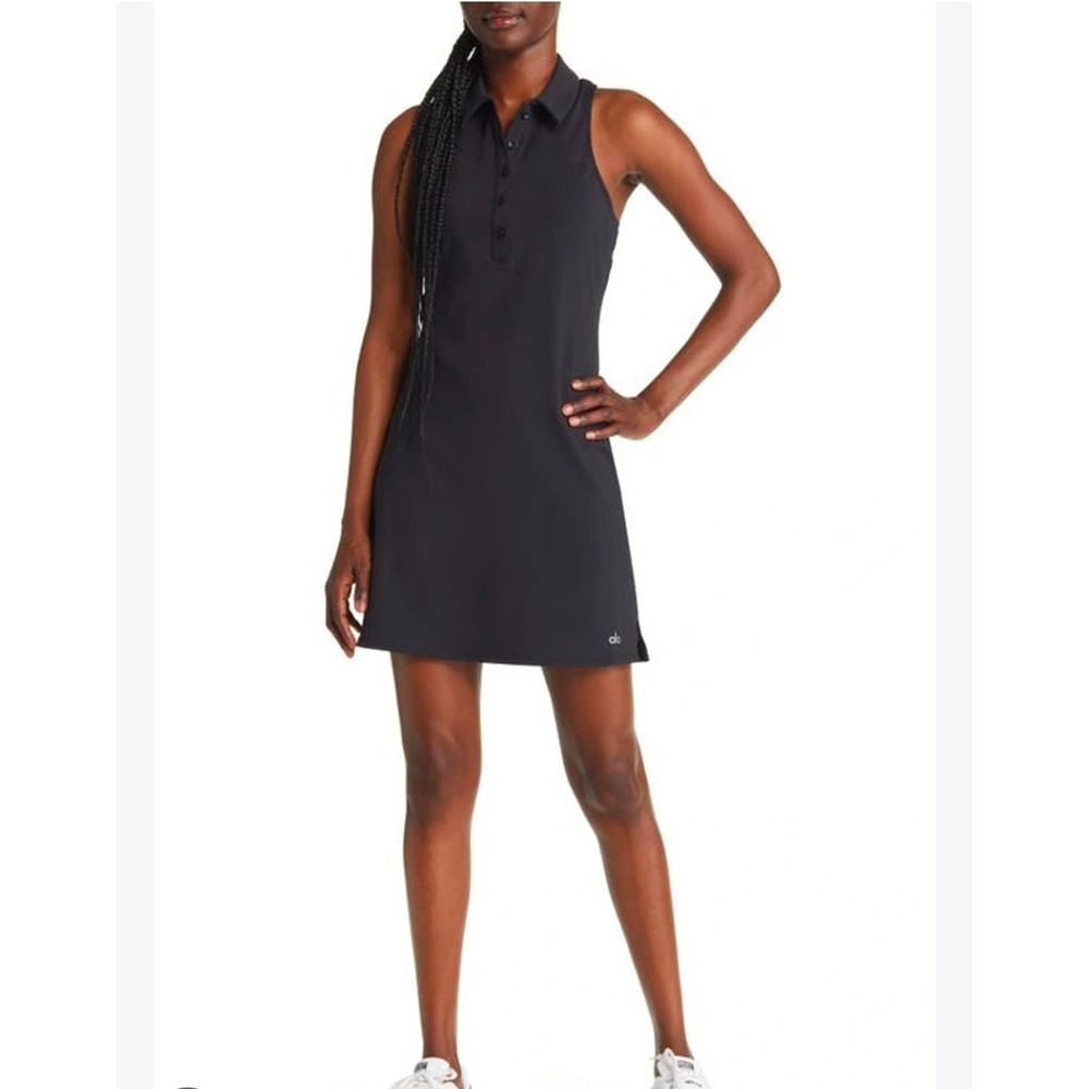 Alo Yoga Charmed Polo Atheleisure Tennis Golf Pickleball Streetfashion Stretch